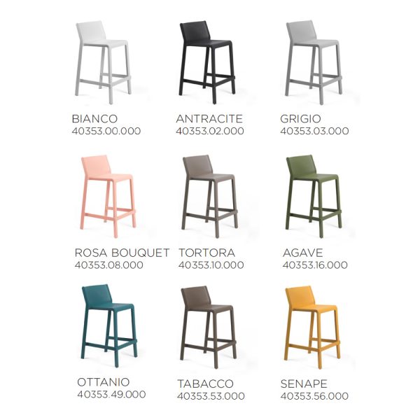 Nardi Trill Stool Mini matala terassibaarituoli - Image 10