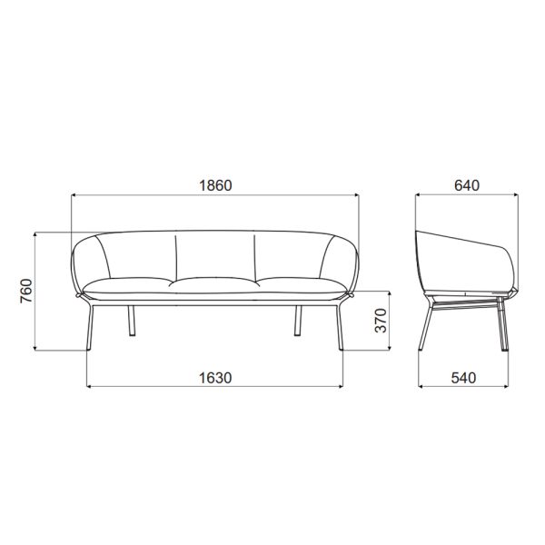 MDD Grace Sofa 3-istuttava sohva - Image 15