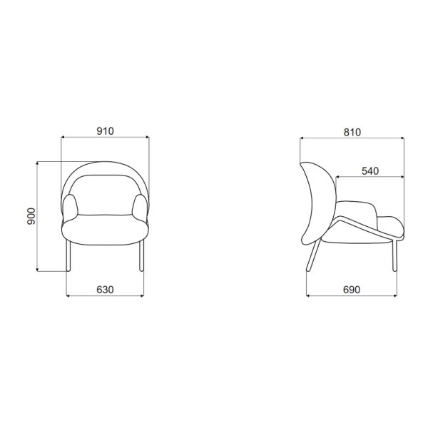 MDD Mesh Armchair Small Shield nojatuoli - Image 13