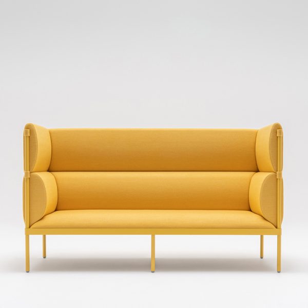 MDD Stilt Sofa High Backed 3-istuttava sohva - Image 2