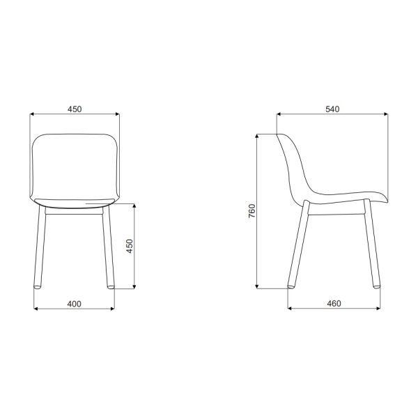 MDD Baltic 2 Soft Duo chair tuoli puujaloilla - Image 13