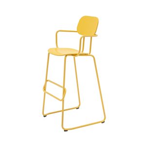 MDD New School High Stool baarituoli käsinojallinen