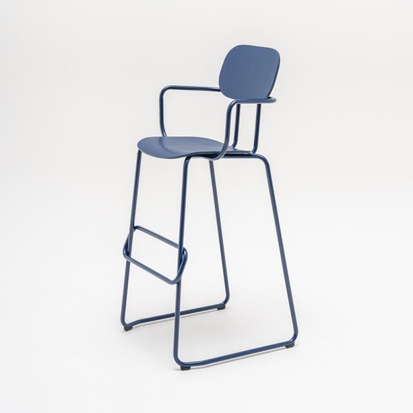 MDD New School High Stool baarituoli käsinojallinen - Image 8