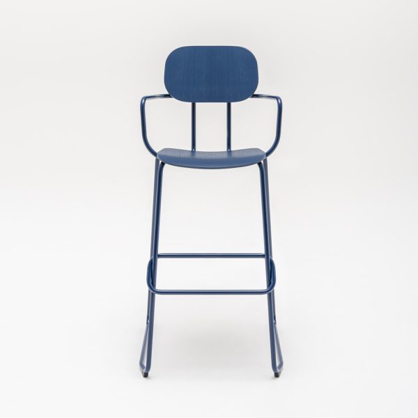 MDD New School High Stool baarituoli käsinojallinen - Image 9
