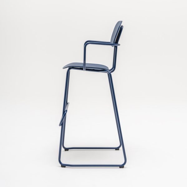 MDD New School High Stool baarituoli käsinojallinen - Image 10