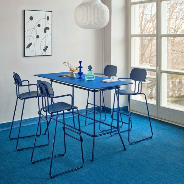 MDD New School High Stool baarituoli käsinojallinen - Image 14