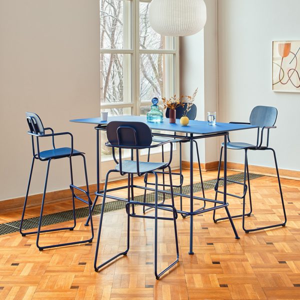 MDD New School High Stool baarituoli käsinojallinen - Image 15