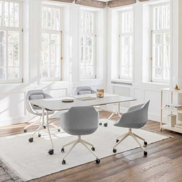 MDD Ultra Chair tuoli putkiristikkojalka pyörillä - Image 11