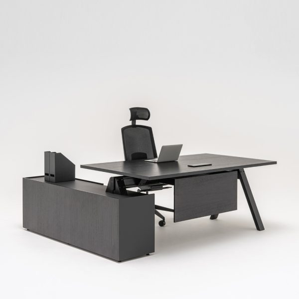 MDD Viga Executive Desk työpöytä liukuovikaapilla - Image 12