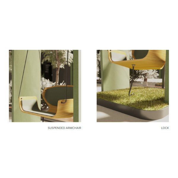 Bejot Social Swing Single 1-hengen toimistokeinu - Image 11