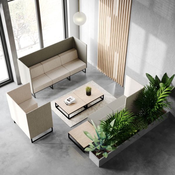 Bejot Plint PL30PPP+Walls 3-istuttava sohva - Image 3