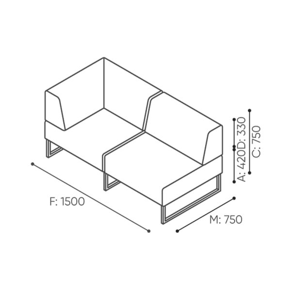 Bejot Plint PL20CS sohvamoduuli - Image 2