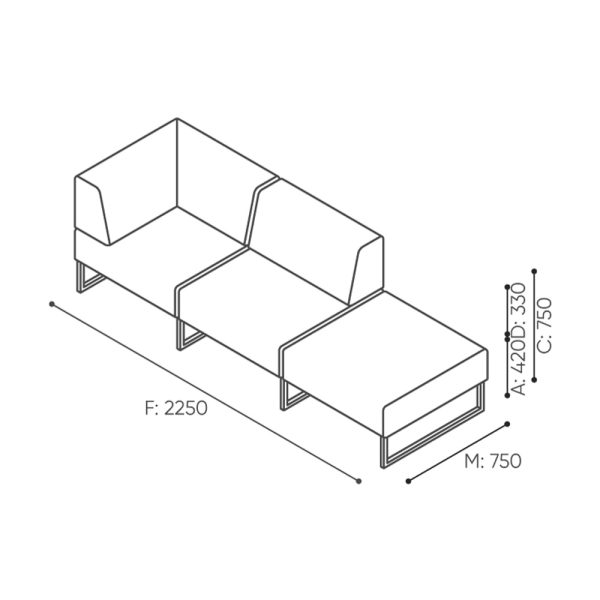 Bejot Plint PL30CSP sohvamoduuli - Image 2