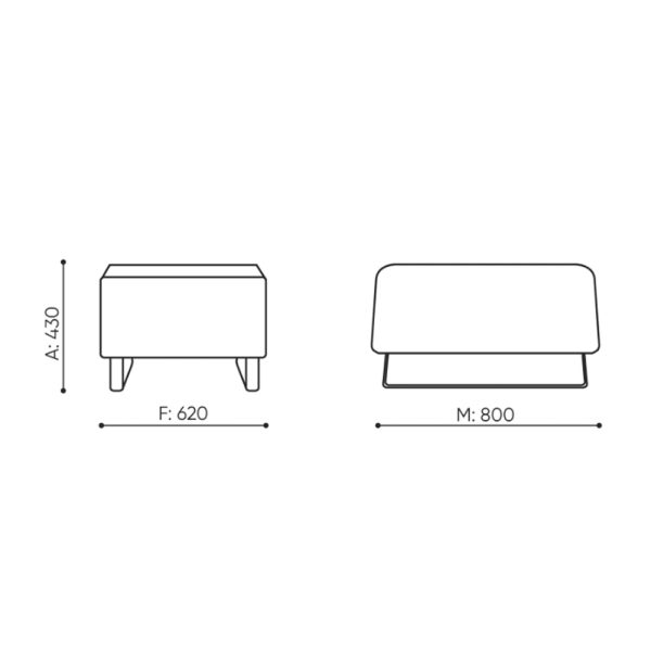 Bejot Voo Voo VVP600 sohvamoduuli - Image 2