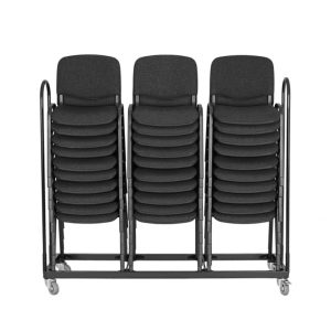 Q-Furnisher 3-Row Iso Cart tuolivaunu