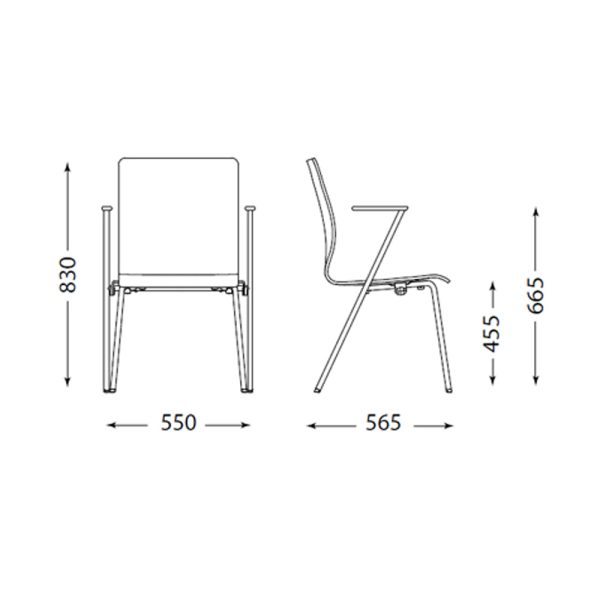 Q-Furnisher Fen istuinverhoiltu tuoli - Image 2