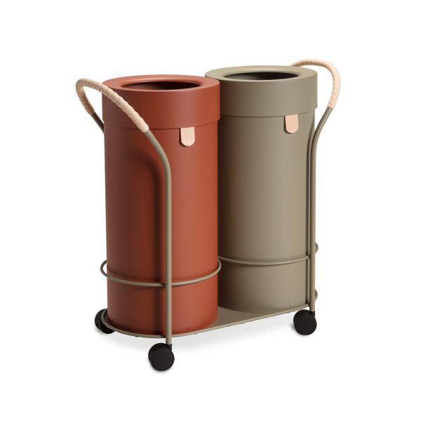 Mizetto Bin There L Bin Trolley kierrätysvaunu - Image 4