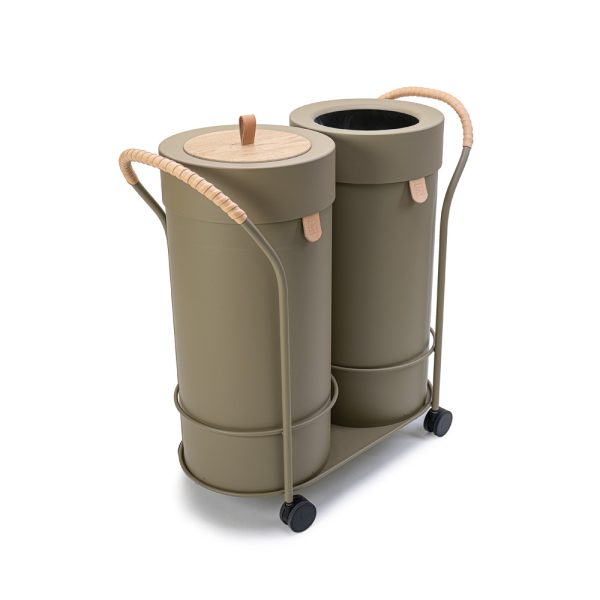 Mizetto Bin There L Bin Trolley kierrätysvaunu - Image 3