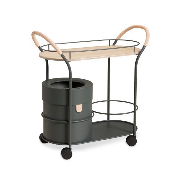 Mizetto Bistro Trolley kierrätys/tarjoiluvaunu - Image 3