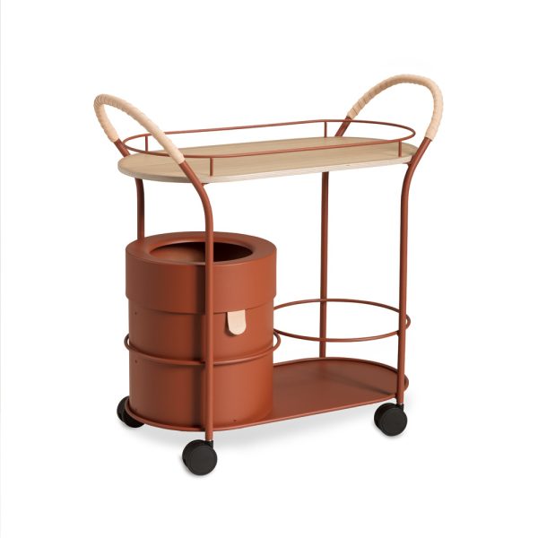 Mizetto Bistro Trolley kierrätys/tarjoiluvaunu - Image 9