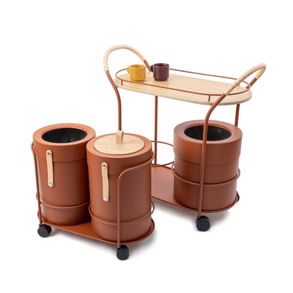 Mizetto Bistro Trolley kierrätys/tarjoiluvaunu - Image 12