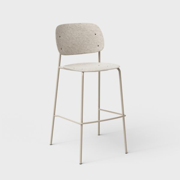 De Vorm Hale PET Felt Bar Stool korkea baarituoli - Image 2