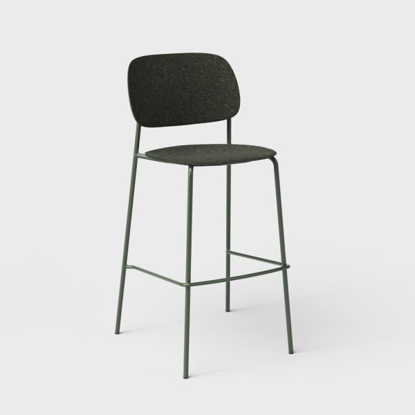 De Vorm Hale PET Felt Bar Stool korkea baarituoli - Image 4