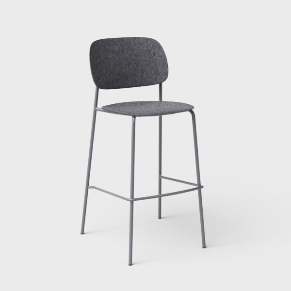 De Vorm Hale PET Felt Bar Stool korkea baarituoli - Image 5