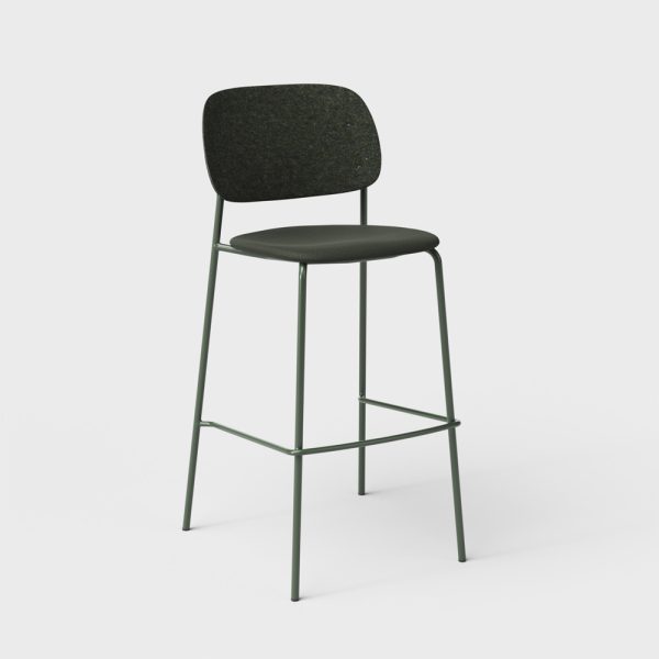 De Vorm Hale PET Felt Bar Stool istuinverhoiltu korkea baarituoli - Image 11