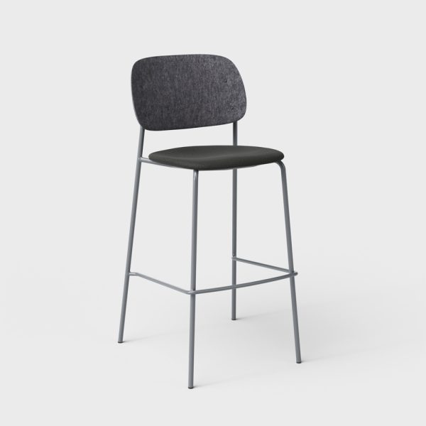 De Vorm Hale PET Felt Bar Stool istuinverhoiltu korkea baarituoli - Image 10