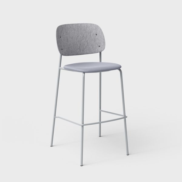 De Vorm Hale PET Felt Bar Stool istuinverhoiltu korkea baarituoli - Image 8