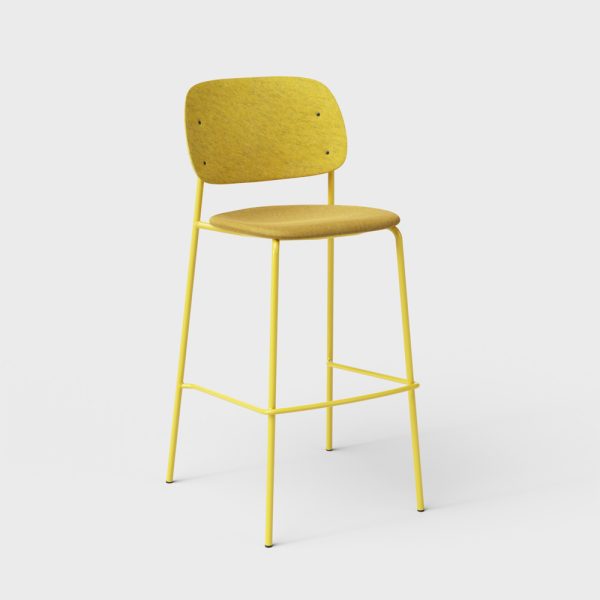 De Vorm Hale PET Felt Bar Stool istuinverhoiltu korkea baarituoli - Image 3