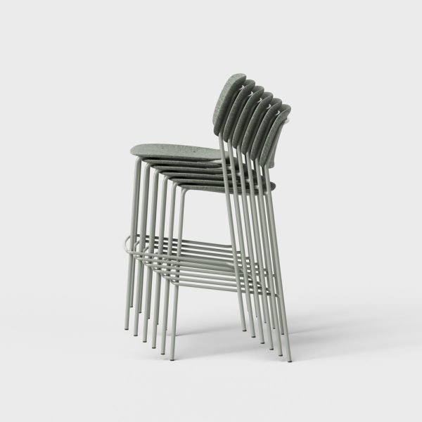 De Vorm Hale PET Felt Bar Stool korkea baarituoli - Image 14