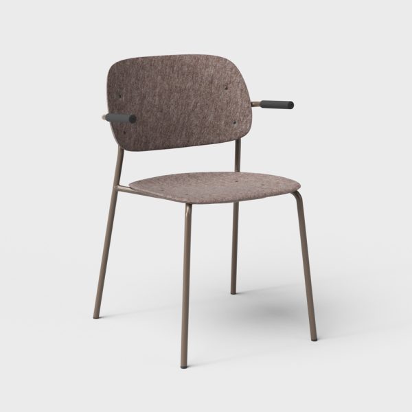De Vorm Hale PET Felt Stack Chair Armrests tuoli - Image 12