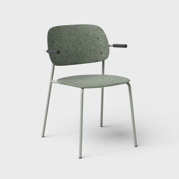 De Vorm Hale PET Felt Stack Chair Armrests tuoli - Image 6