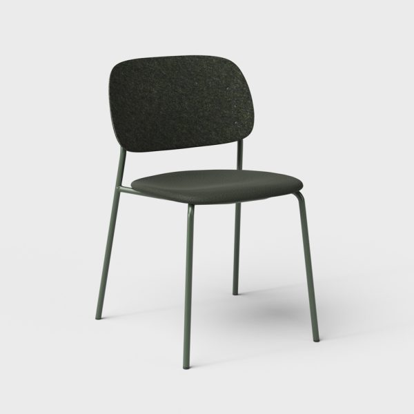 De Vorm Hale PET Felt Stack Chair istuinverhoiltu tuoli - Image 3