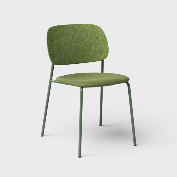 De Vorm Hale PET Felt Stack Chair istuinverhoiltu tuoli - Image 5
