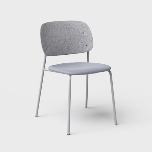 De Vorm Hale PET Felt Stack Chair istuinverhoiltu tuoli - Image 6
