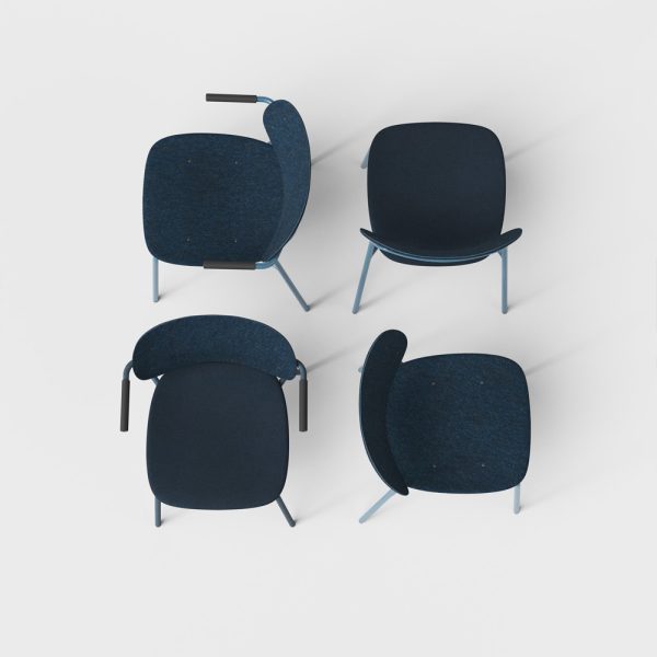 De Vorm Hale PET Felt Stack Chair tuoli - Image 22