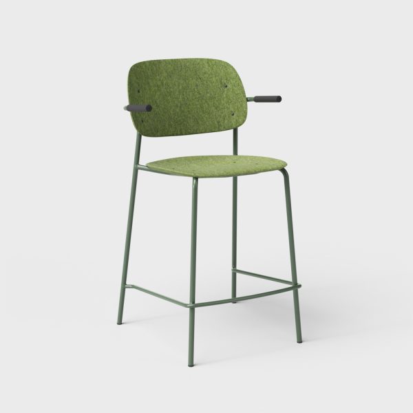 De Vorm Hale PET Felt Counter Stool Armrests matala baarituoli - Image 6