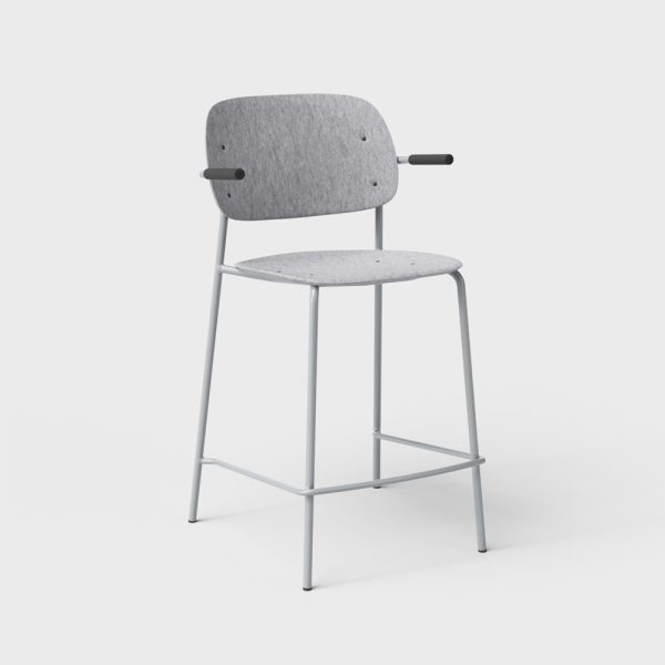 De Vorm Hale PET Felt Counter Stool Armrests matala baarituoli - Image 7