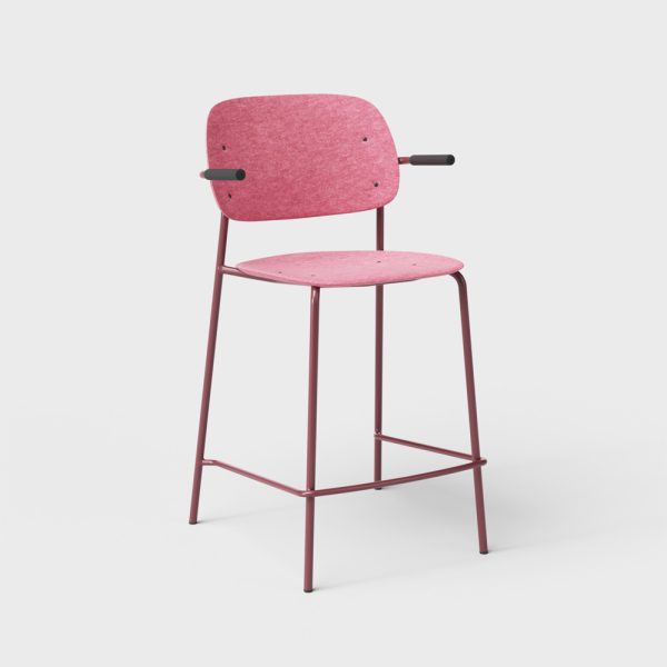 De Vorm Hale PET Felt Counter Stool Armrests matala baarituoli - Image 10