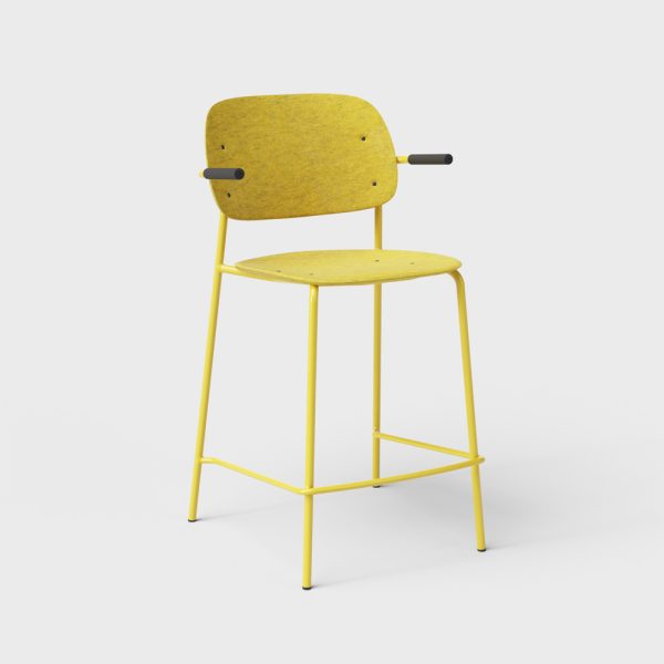 De Vorm Hale PET Felt Counter Stool Armrests matala baarituoli - Image 12