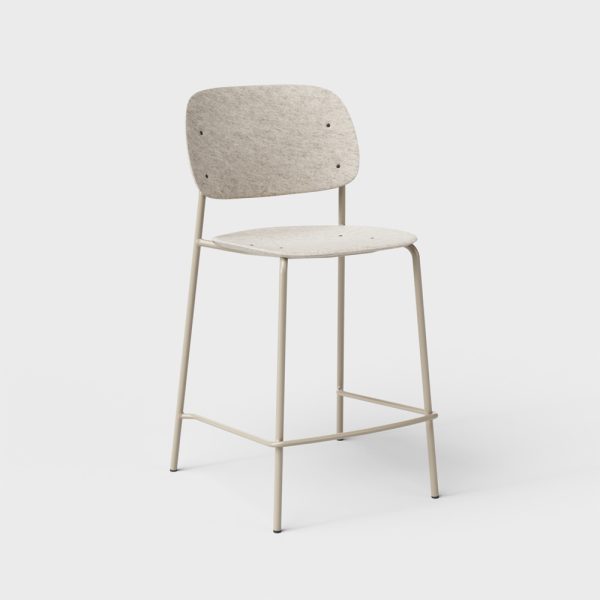 De Vorm Hale PET Felt Counter Stool matala baarituoli - Image 2