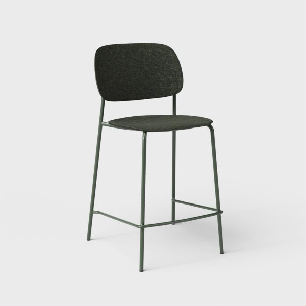 De Vorm Hale PET Felt Counter Stool matala baarituoli - Image 4