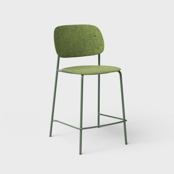 De Vorm Hale PET Felt Counter Stool matala baarituoli - Image 6