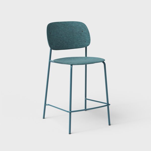 De Vorm Hale PET Felt Counter Stool matala baarituoli - Image 11