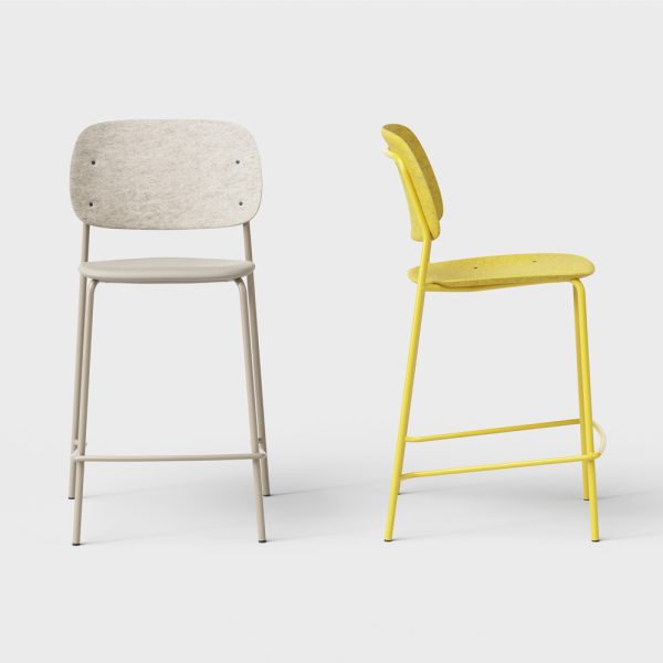 De Vorm Hale PET Felt Counter Stool matala baarituoli - Image 15