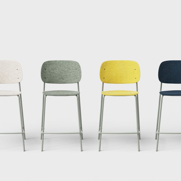 De Vorm Hale PET Felt Counter Stool matala baarituoli - Image 16