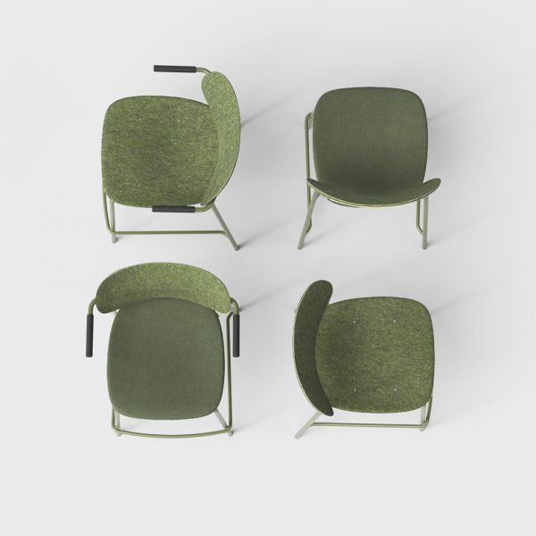 De Vorm Hale PET Felt Counter Stool matala baarituoli - Image 18